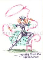 Burlesque Cow Gal